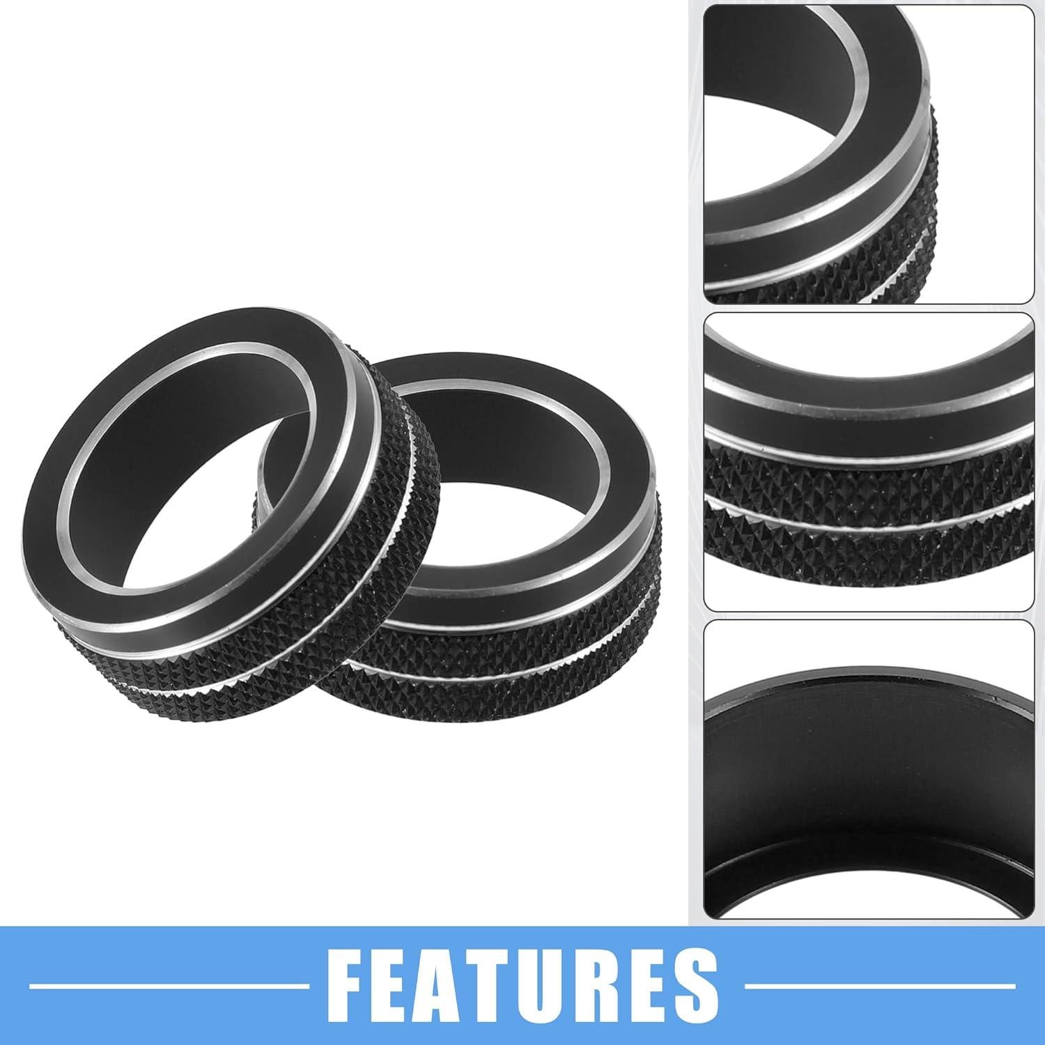 Cubierta de Botón de Aire Acondicionado A ABSOPRO para Toyota Corolla 2020-2022 (Juego de 2)