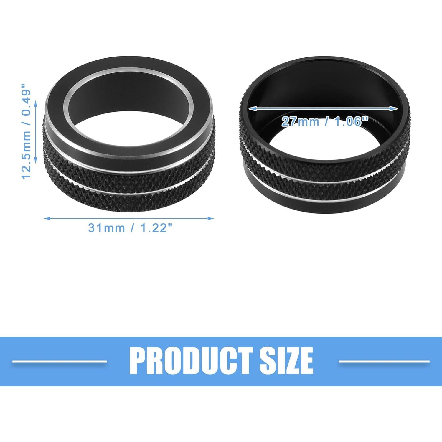 Cubierta de Botón de Aire Acondicionado A ABSOPRO para Toyota Corolla 2020-2022 (Juego de 2)