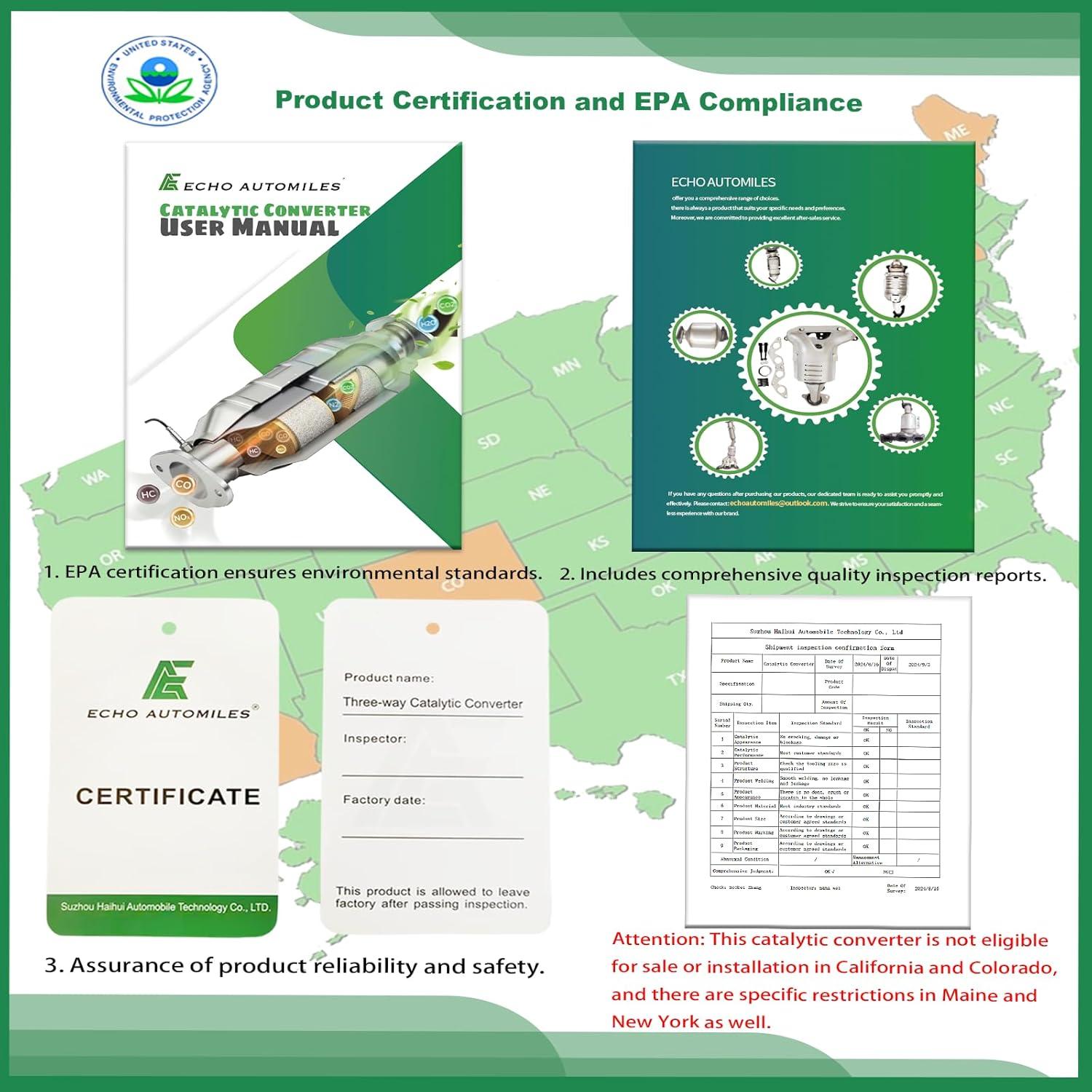 Colector de Escape ECHO AUTOMILES con Convertidor Catalítico Toyota RAV4 2009-2018