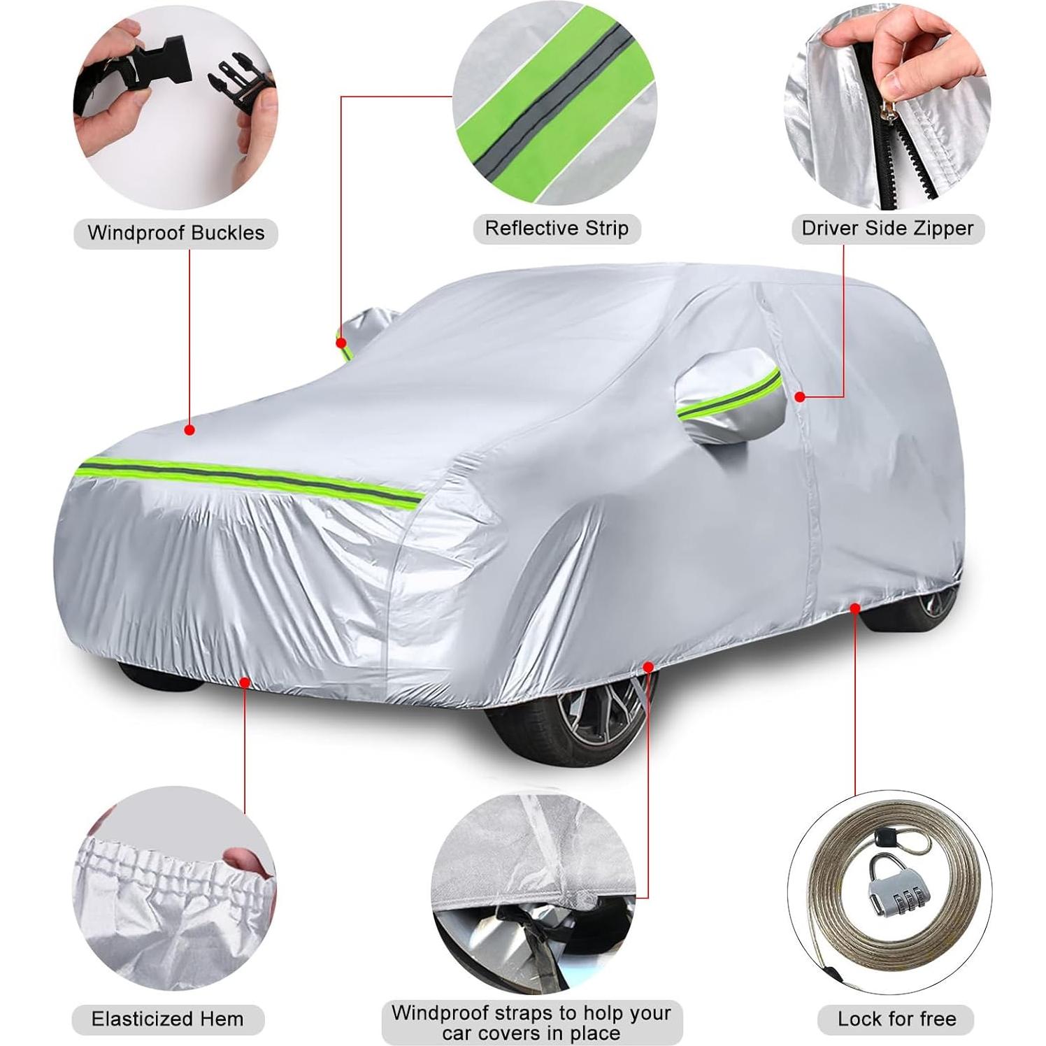 Cubierta de Coche Impermeable Sportuli para Ford Bronco 2 Puertas