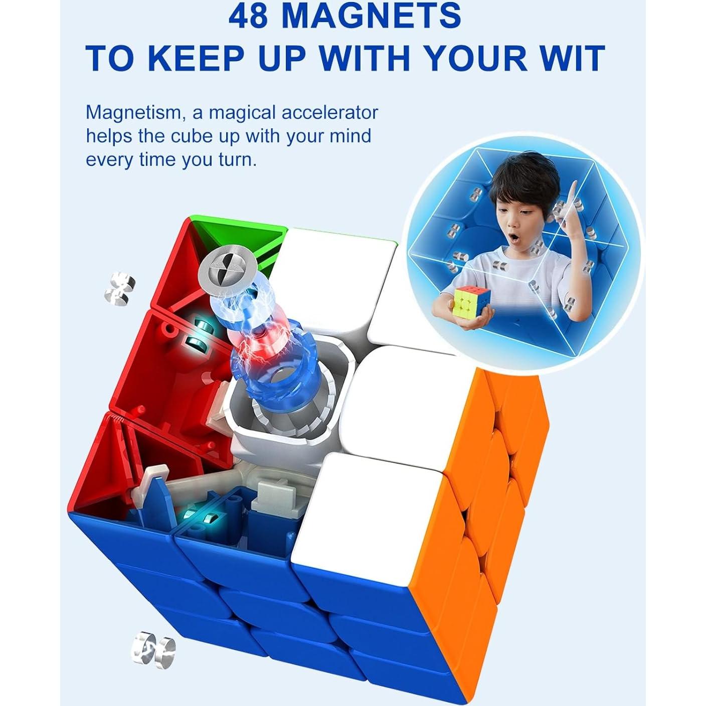Cubo de Velocidad Magnético CFMOUR 3x3 - 48 Imanes