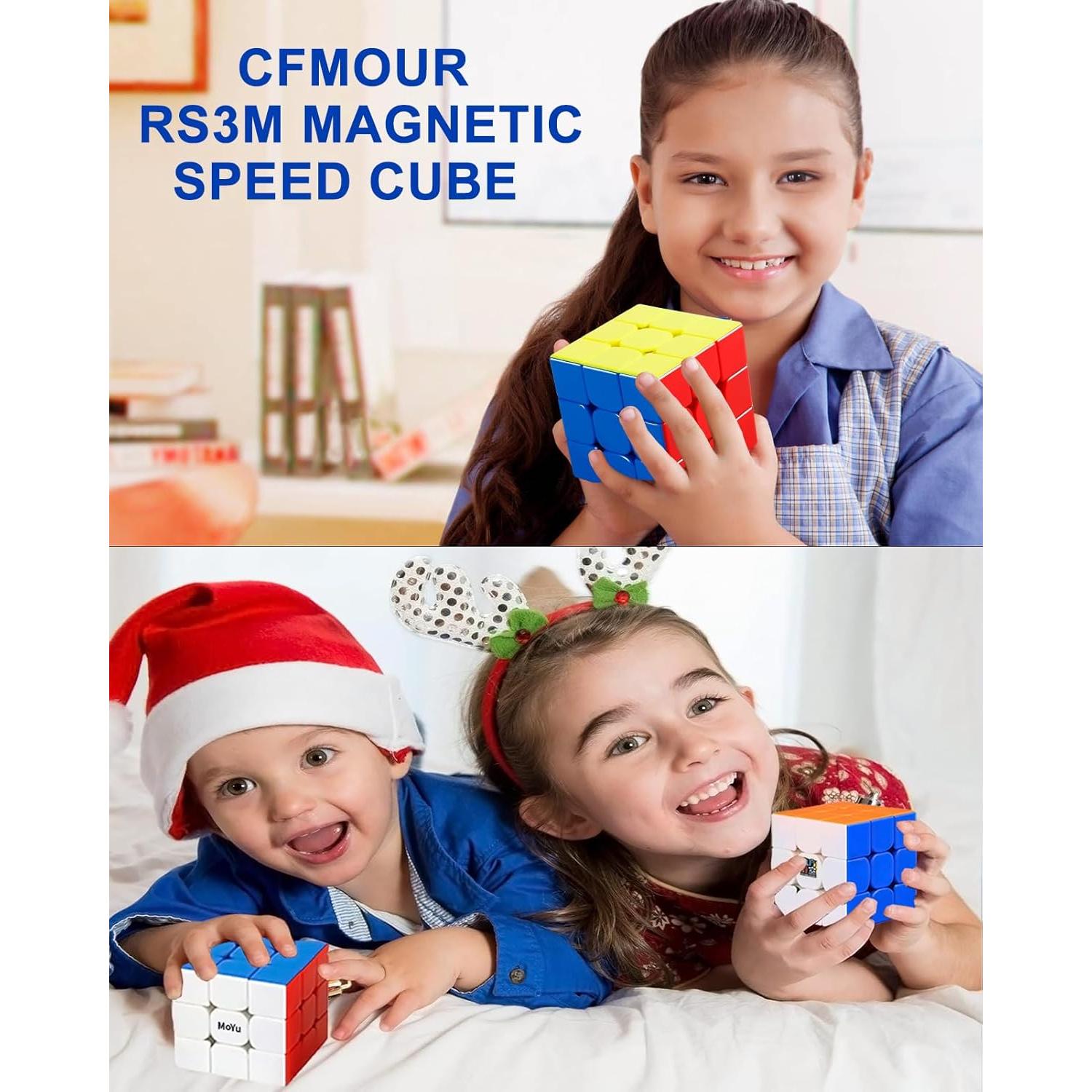 Cubo de Velocidad Magnético CFMOUR 3x3 - 48 Imanes