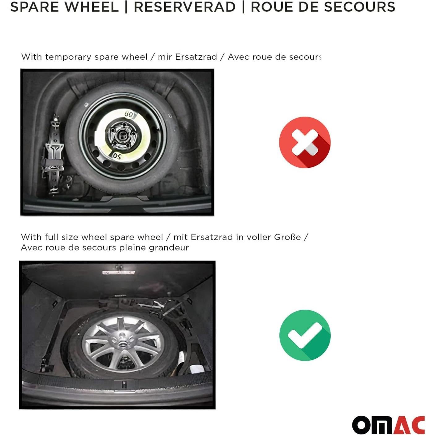 Alfombrillas de Carga OMAC para Toyota Yaris 2013-2020 Negro