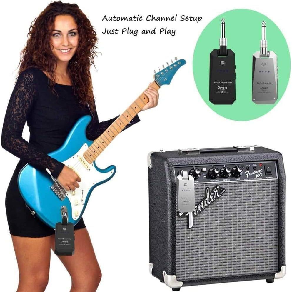 Transmisor Receptor Inalámbrico Guitarra Getaria GWS-26 30m