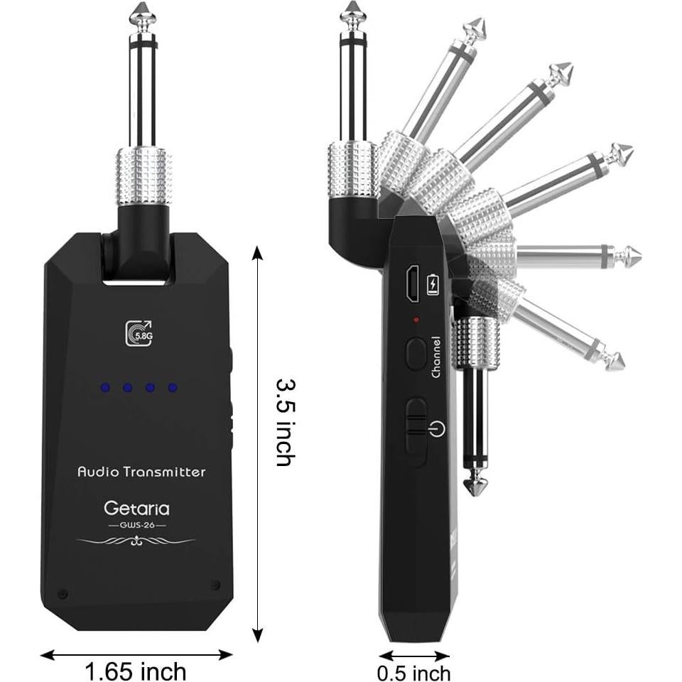 Transmisor Receptor Inalámbrico Guitarra Getaria GWS-26 30m