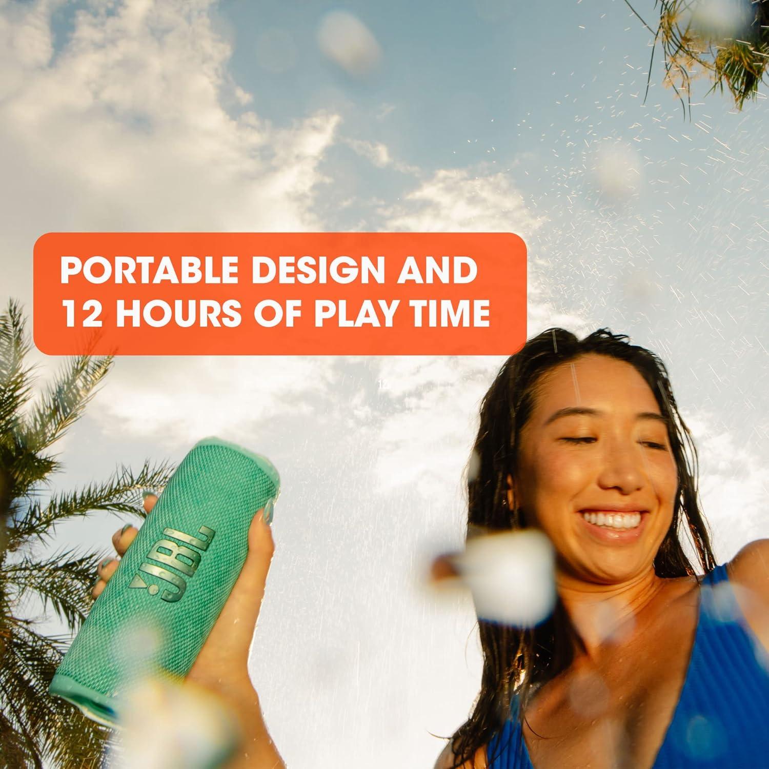 Altavoz Bluetooth JBL Flip 6 - Impermeable IP67, 12h Batería