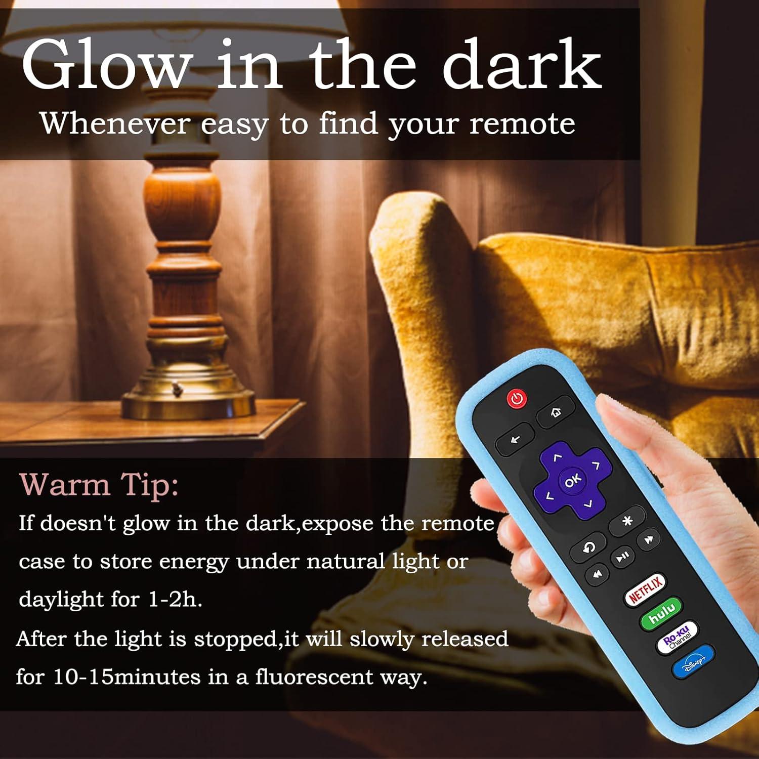 Funda Protectora de Silicona Gavyqier para Control Remoto Roku