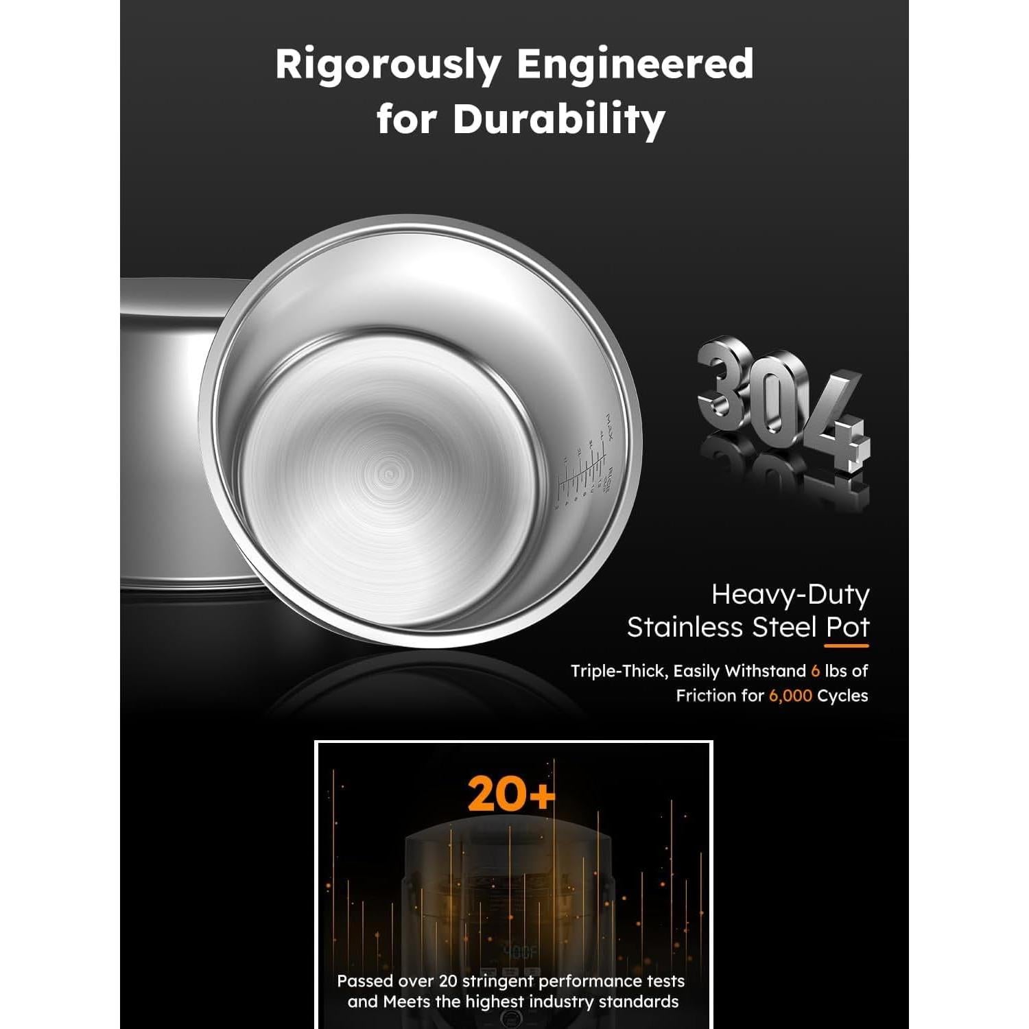 Freidora de Aire y Olla de Presión Nuwave Duet 6QT 540 en 1