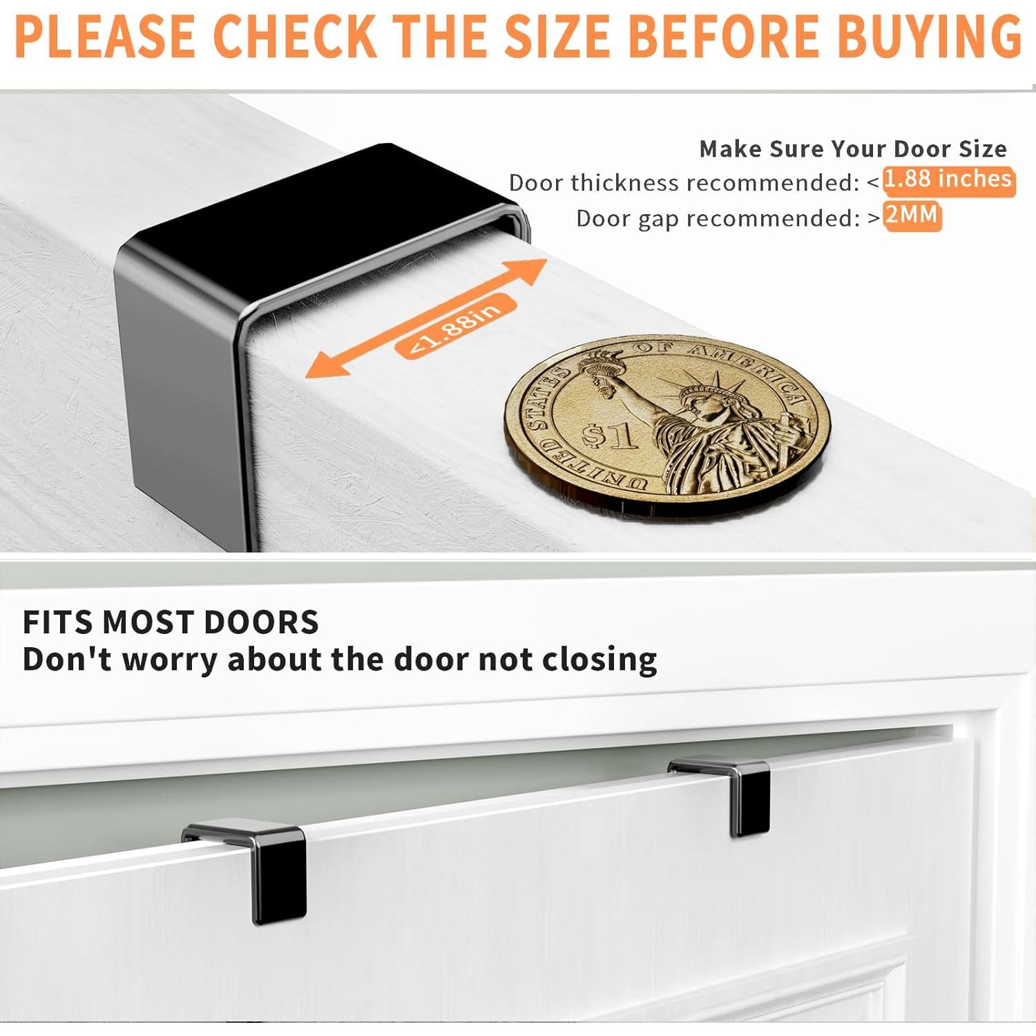 Estante Colgante Organizador de Despensa MSERCUOR 6 Niveles Negro