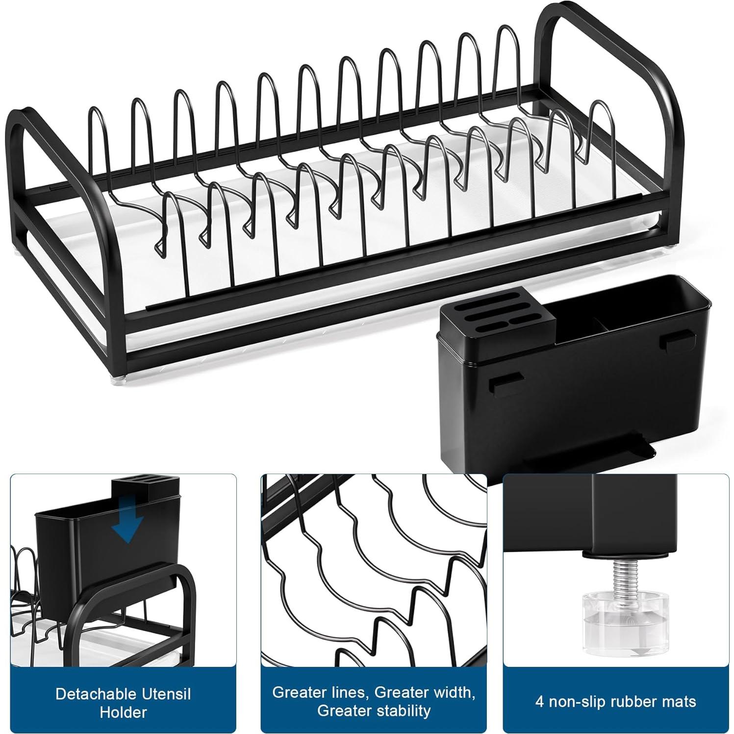 Escurridor de Platos Pequeño YEYPOP de Acero Inoxidable 304