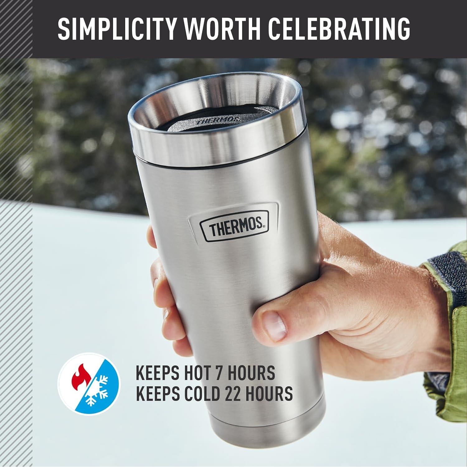 Vaso Aislado THERMOS Serie Icon Acero Inoxidable 0.47 L Glaciar