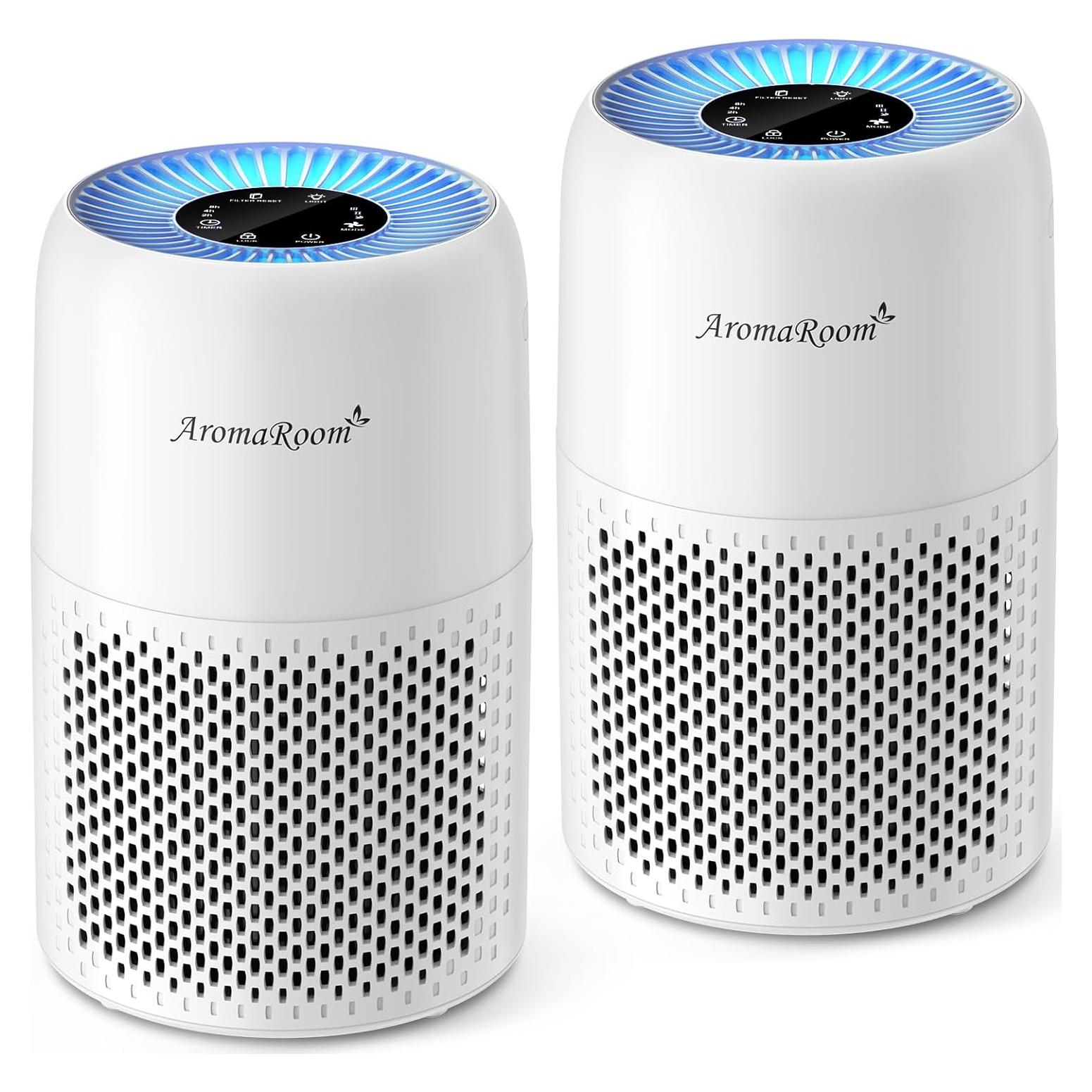 Purificador de Aire AromaRoom AP100-C con Aromaterapia 2 Pcs
