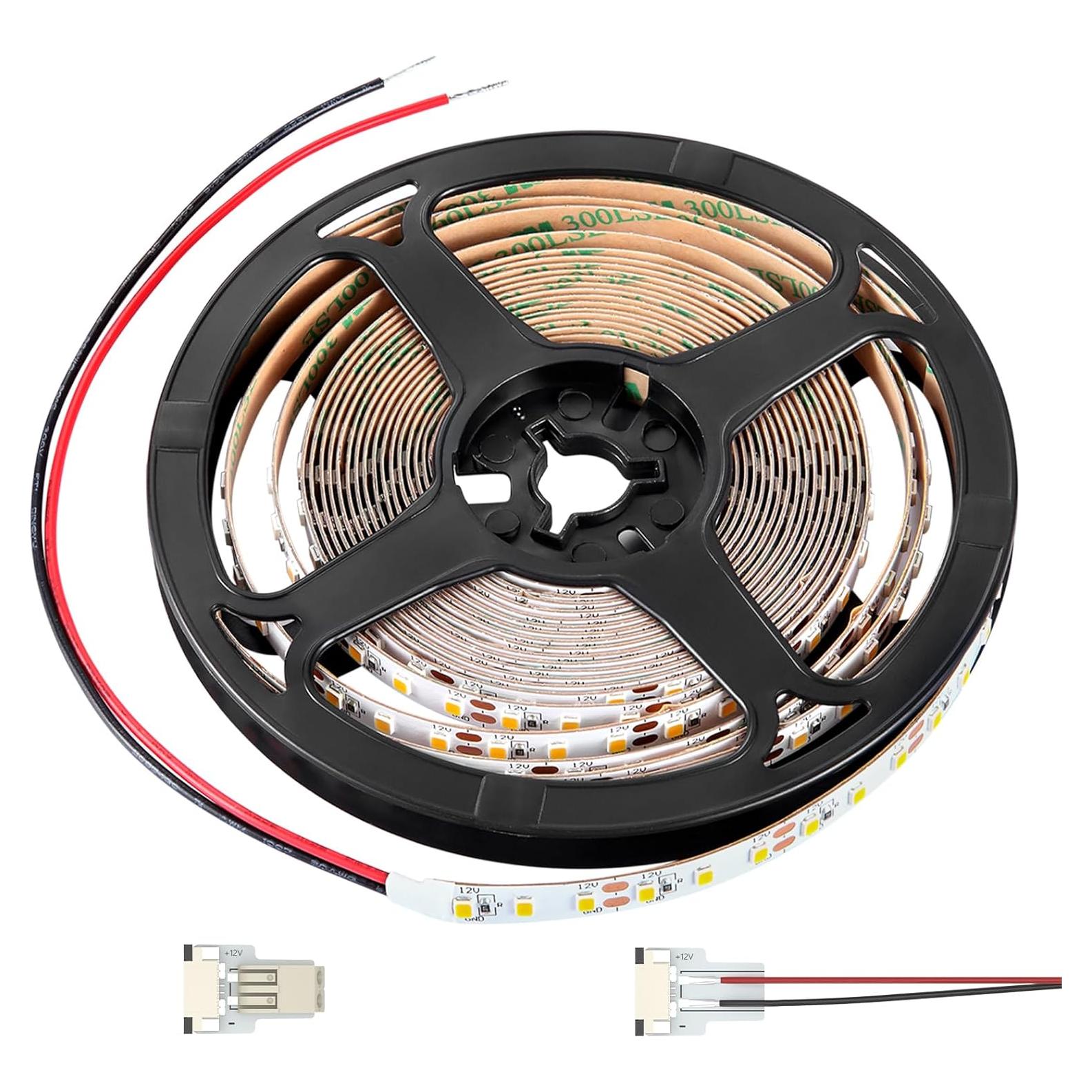 Tira de Luz LED Flexible Obeaming 5m 600 LEDs 2000 Lúmenes 3000K