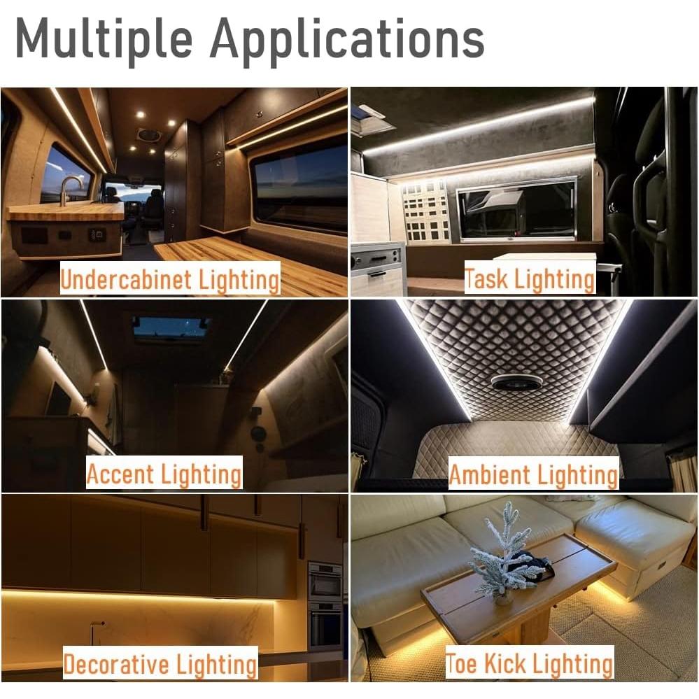 Tira de Luz LED Flexible Obeaming 5m 600 LEDs 2000 Lúmenes 3000K