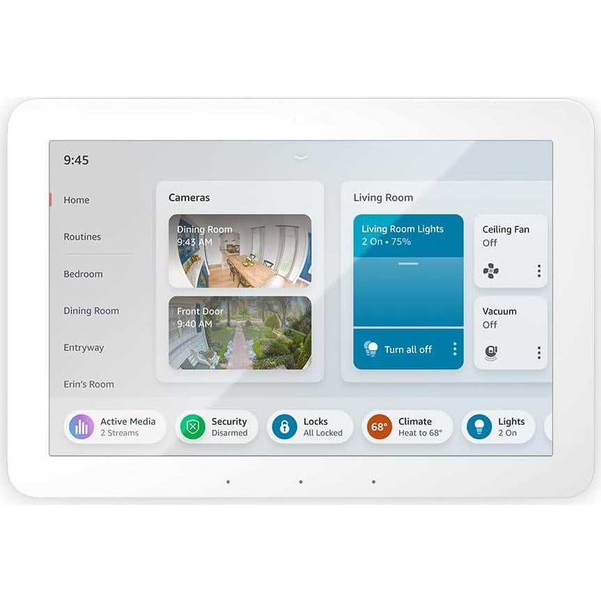 Amazon Echo Hub | 8” smart home control panel with Alexa | Compatible with thousands of devices