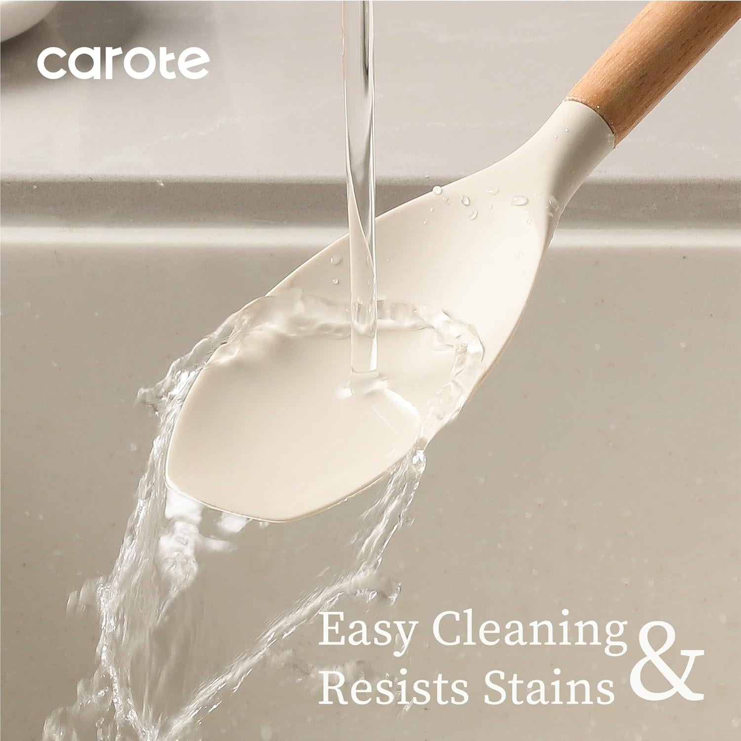 Juego de Utensilios de Cocina de Silicona CAROTE 10 Piezas