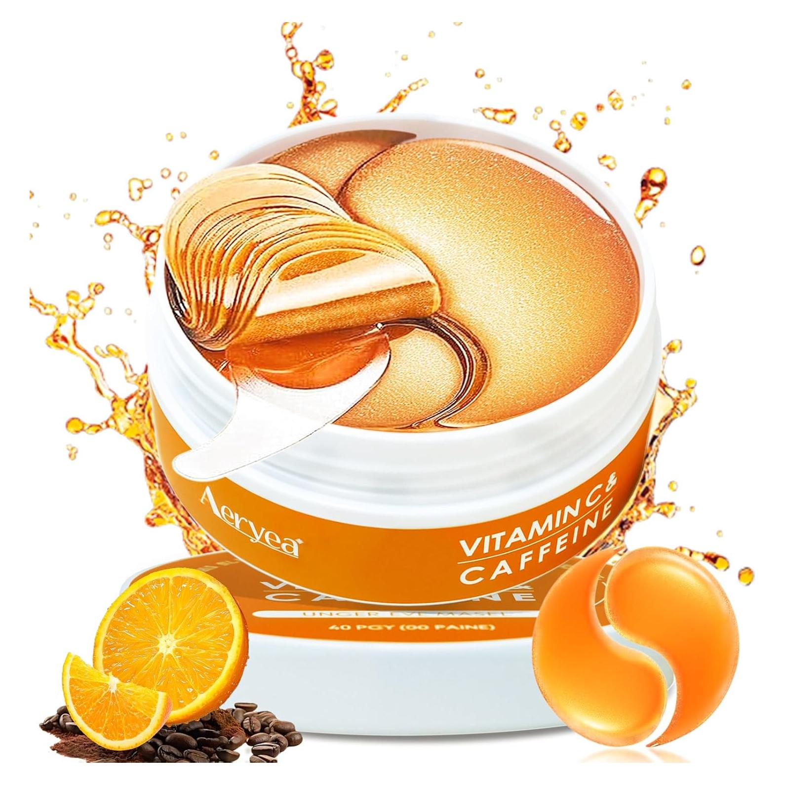 Parches para Ojos Aeryea con Vitamina C y Cafeína - 30 Pares