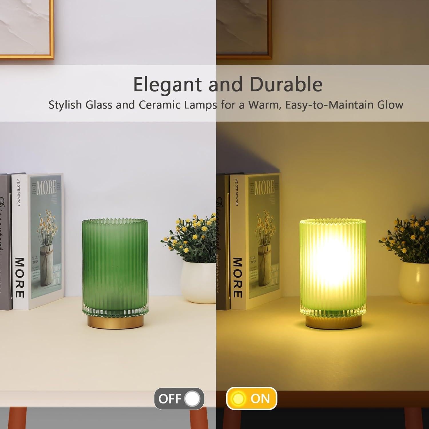 Lámpara de Mesa Inalámbrica Mirasium TL-001 Verde Mate LED