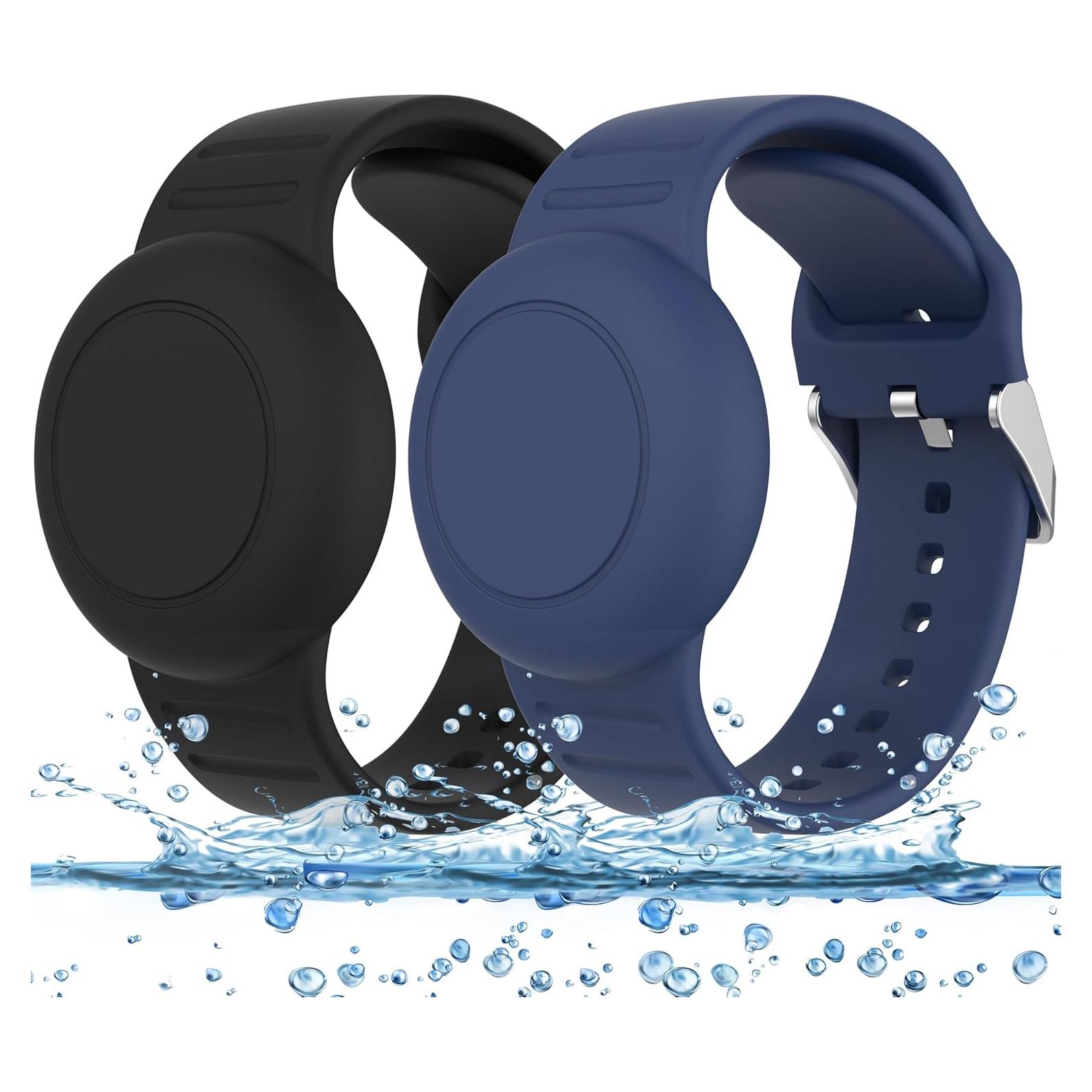 Banda de Silicona Impermeable Meliya para AirTag Niños - 2 Pzas