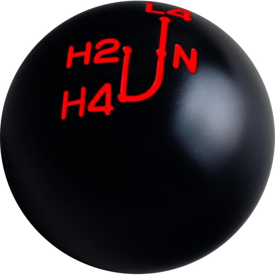 Perilla de Cambio 4x4 DEWHEL Negra con Incrustación Roja