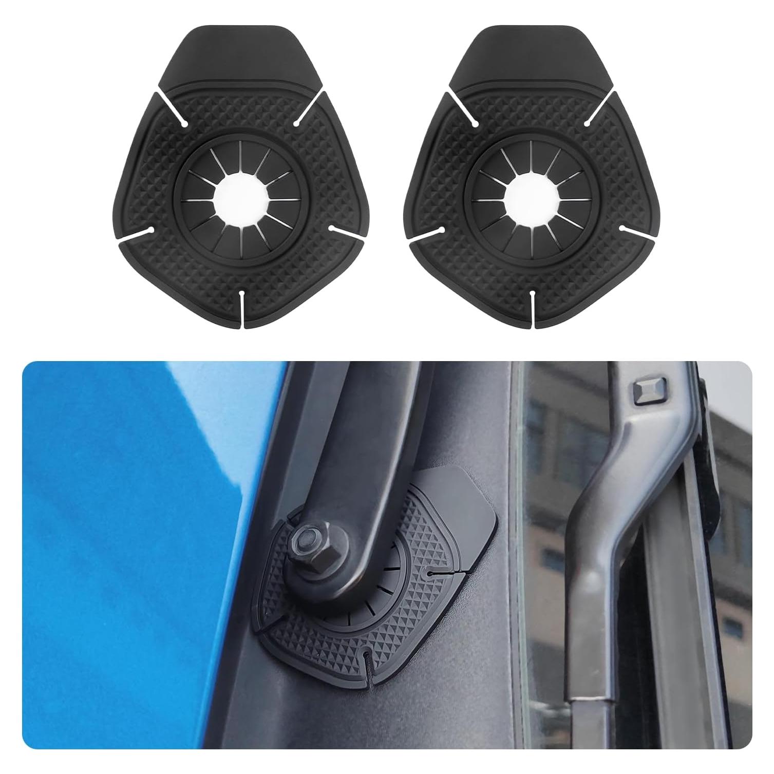 Cubierta de Polvo para Limpiaparabrisas Carleef 2PCS Negra