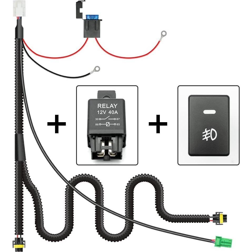 Kit de Conector de Cableado de Faro Antiniebla Toyota H11 H8