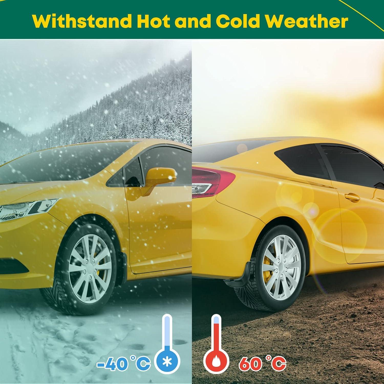 Guardabarros YHTAUTO para Toyota Corolla 1993-1997 Sedán - Juego de 4 Piezas