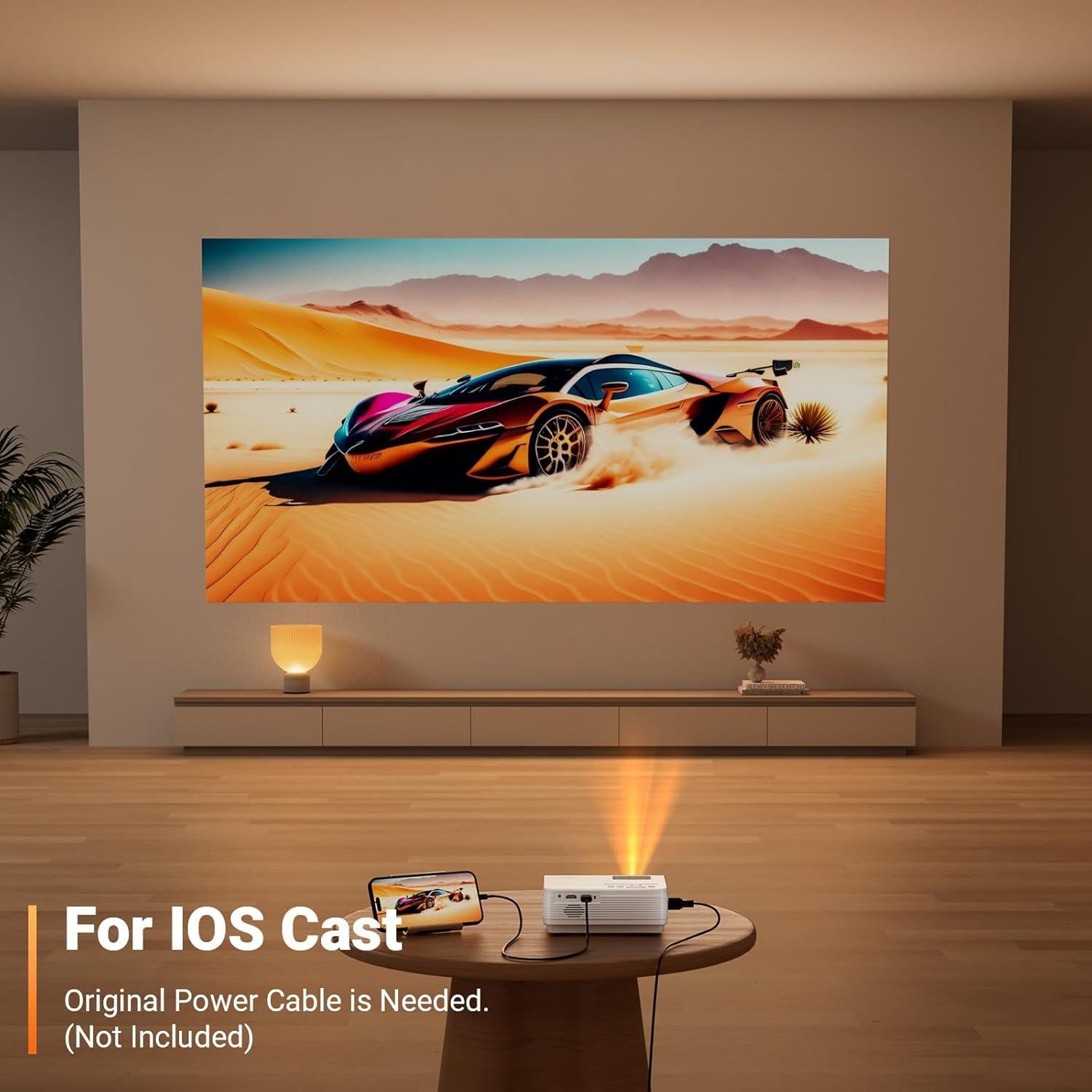 Proyector Mini ARTSEA HD 1080P Portátil para iPhone y Android