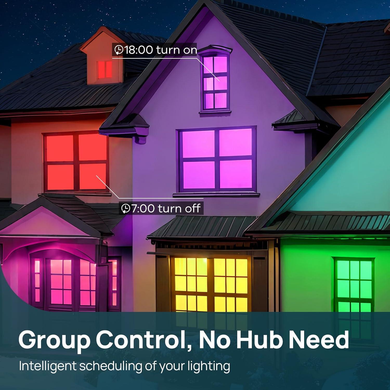 Bombillas Inteligentes Linkind 11W RGBTW 2 Paquete Alexa