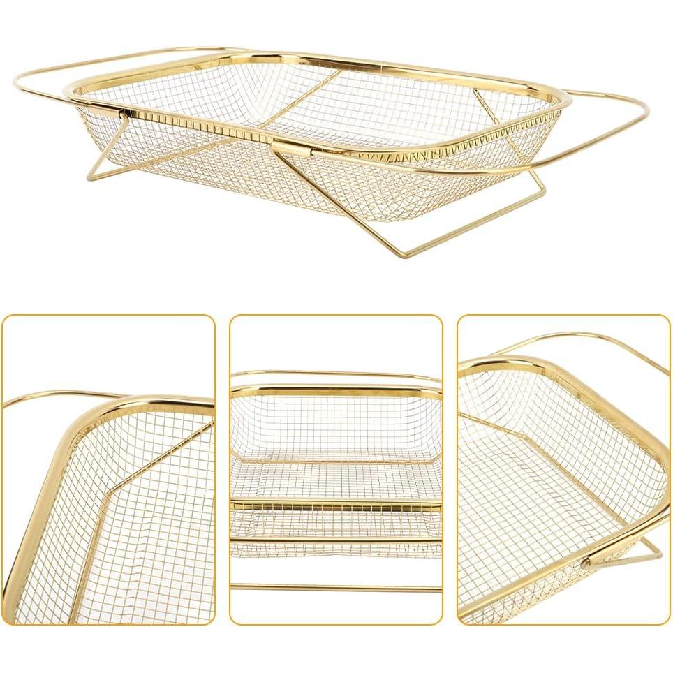 Colador de fregadero Lwuey de acero inoxidable expandible 34x25cm