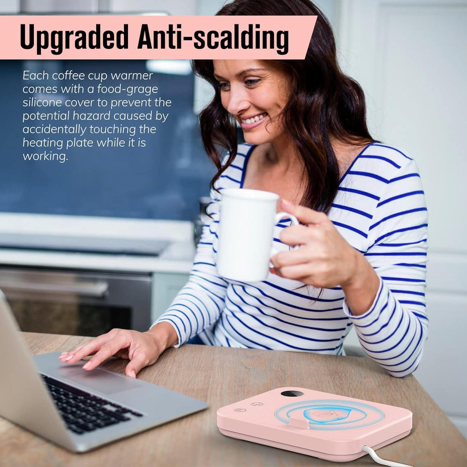 Calentador de Tazas Ruishehua Rosa 3 Temperaturas 20W