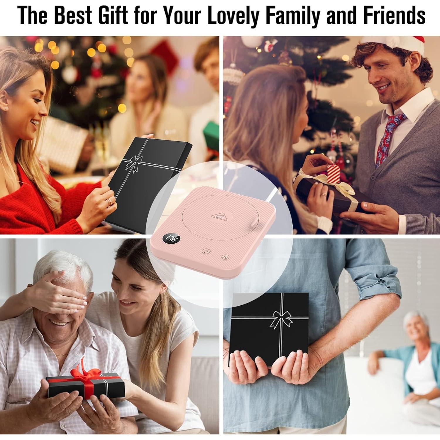 Calentador de Tazas Ruishehua Rosa 3 Temperaturas 20W