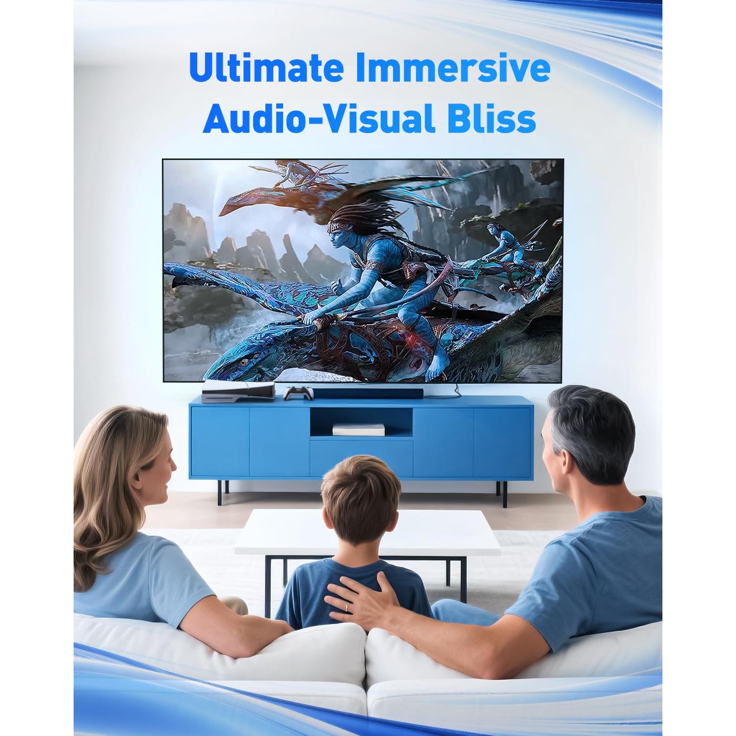 Cable HDMI 2.1 Maxonar 1M Ultra Alta Velocidad 8K60