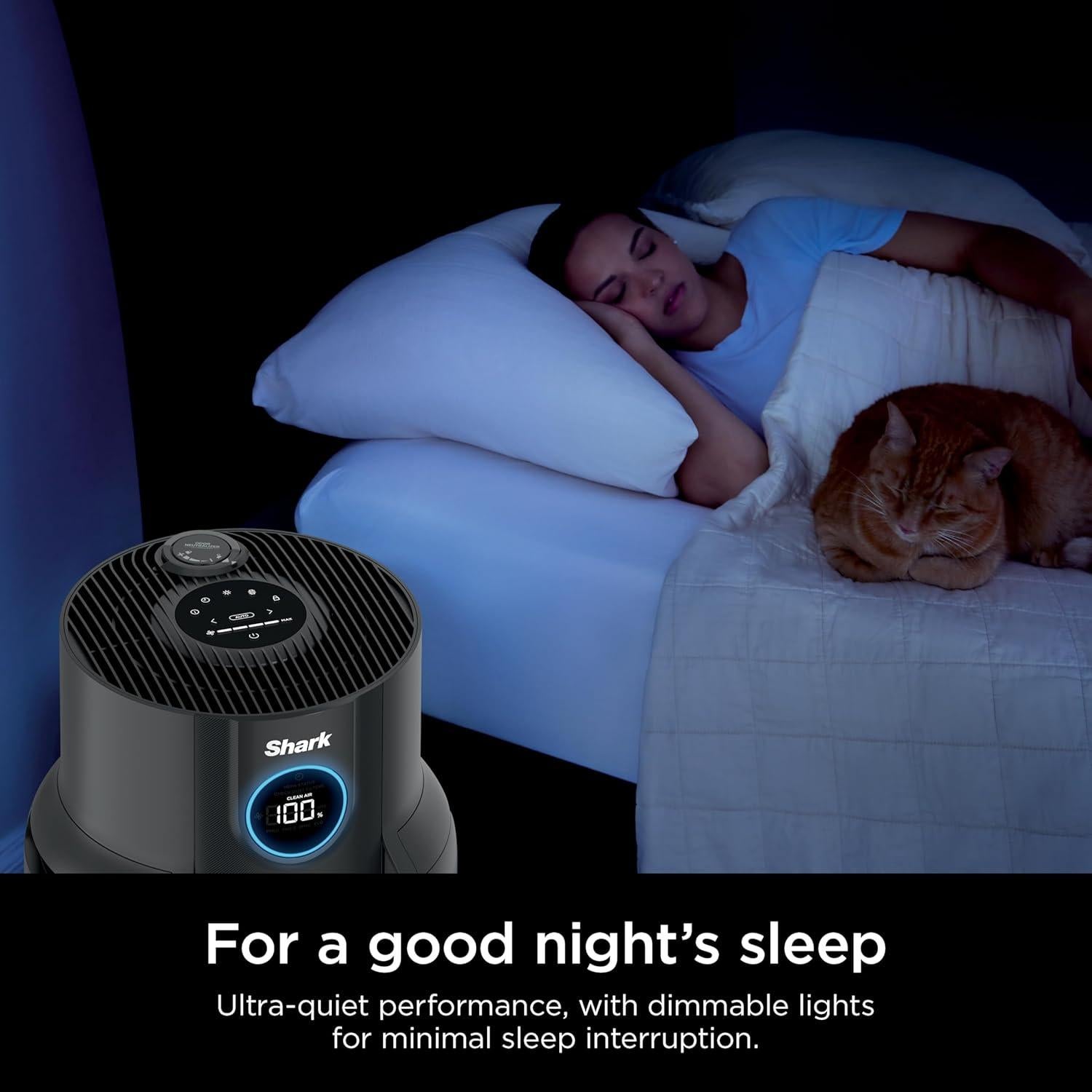 Purificador de Aire Shark HP152 con Filtro HEPA NeverChange