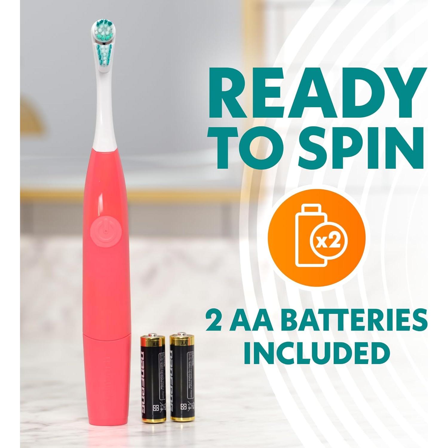 Cepillo de Dientes Eléctrico Spinbrush PRO Blanqueador Coral