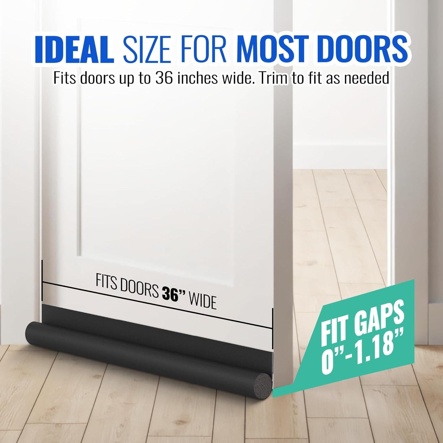 Detenedor de Corrientes de Aire OSAMEDA 91.44 cm Negro