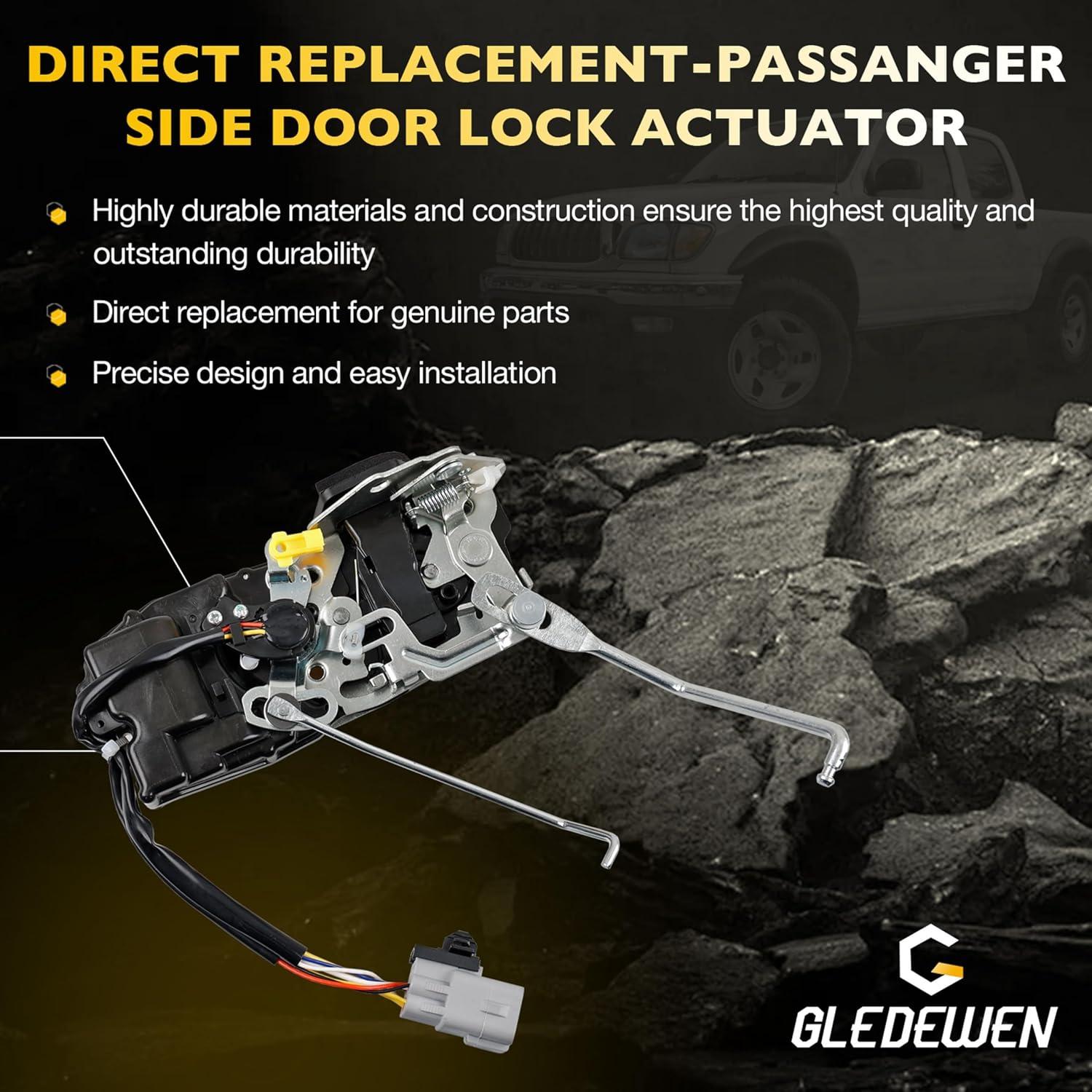 Actuador de Cerradura de Puerta Izquierda Gledewen Toyota Tacoma 1998-2004