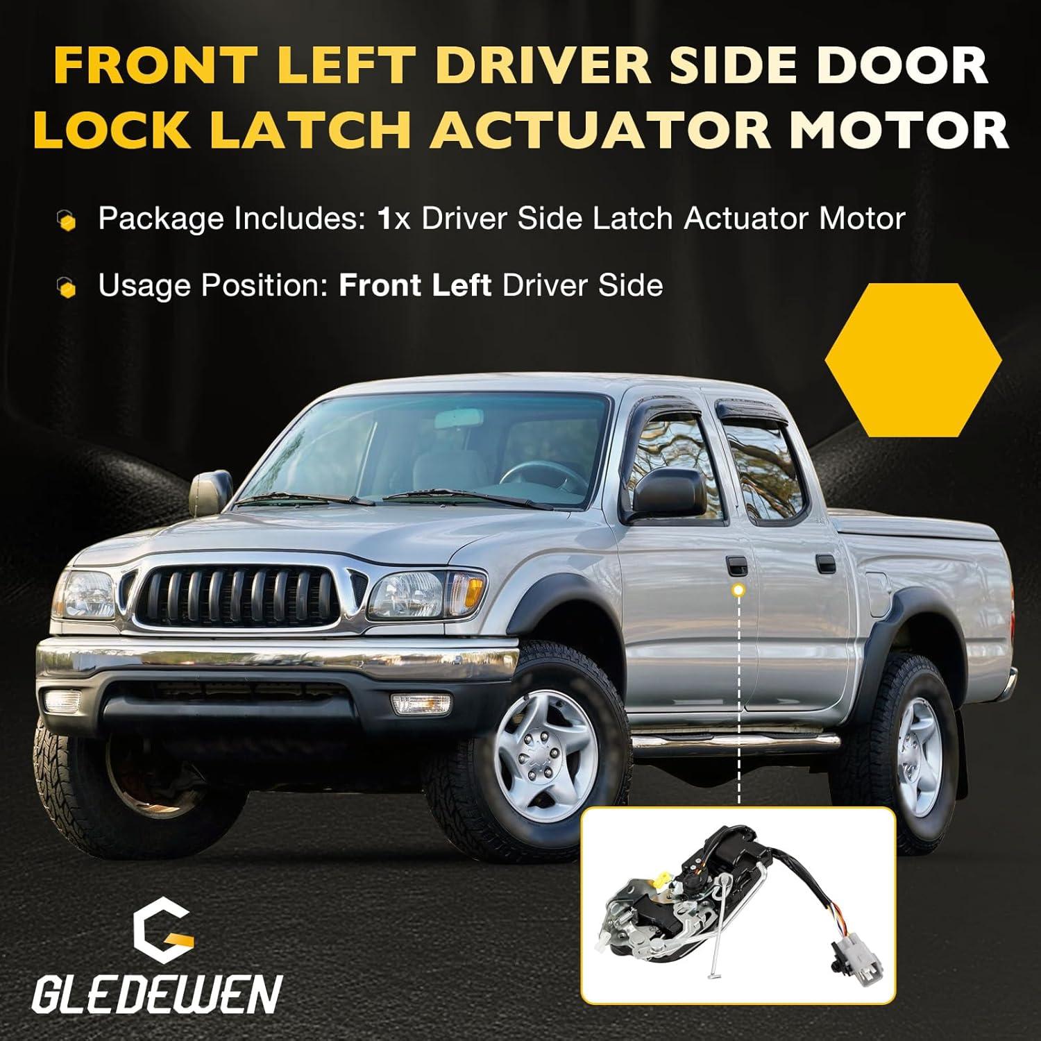 Actuador de Cerradura de Puerta Izquierda Gledewen Toyota Tacoma 1998-2004