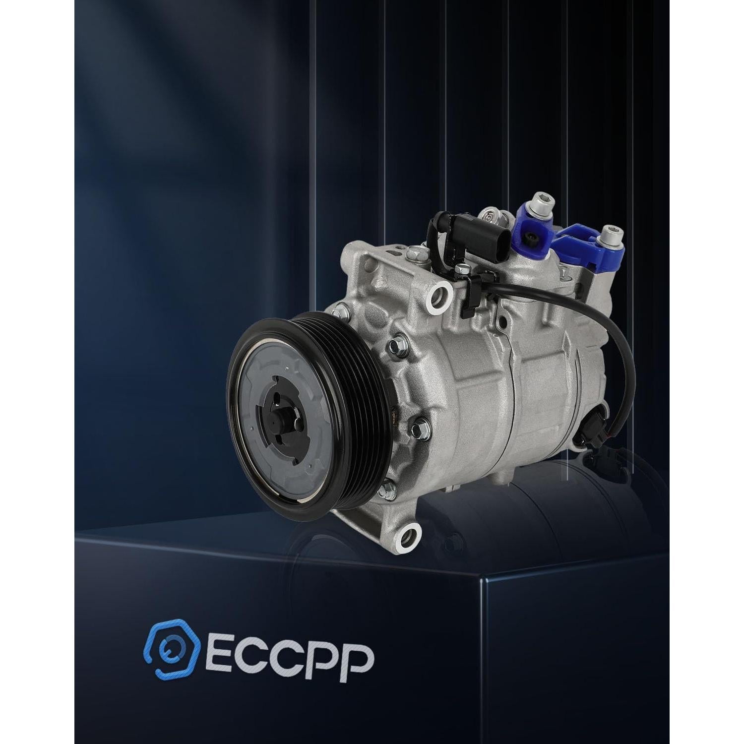 Compresor de A/C ECCPP con Embrague para Audi 2005-2018