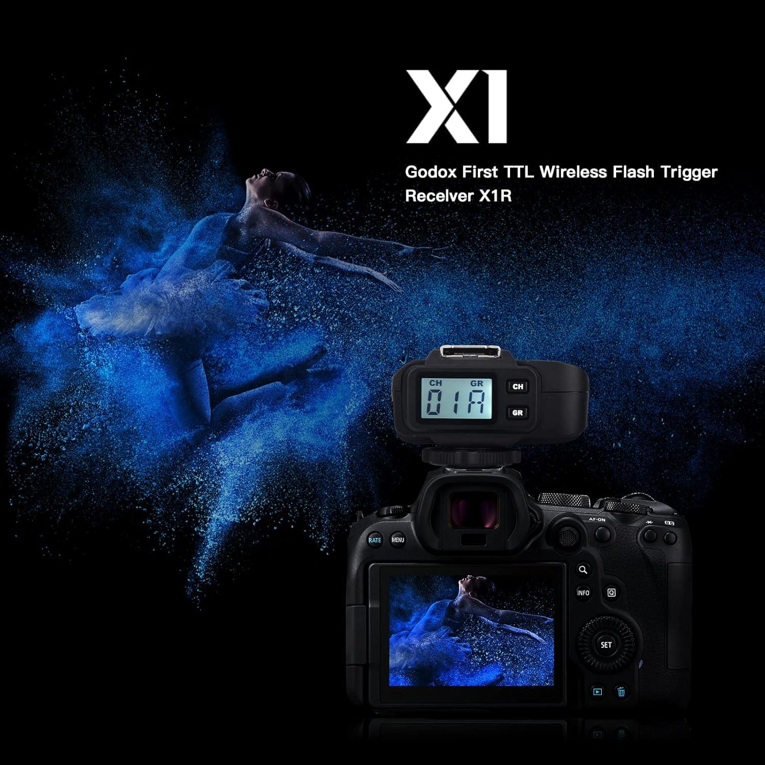 Receptor Inalámbrico Godox X1R-C E-TTL para Canon 1/8000s