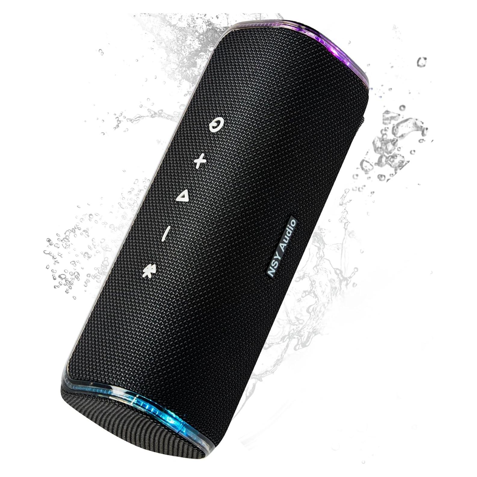 Altavoz Bluetooth Portátil 40W Impermeable IPX7 Negro