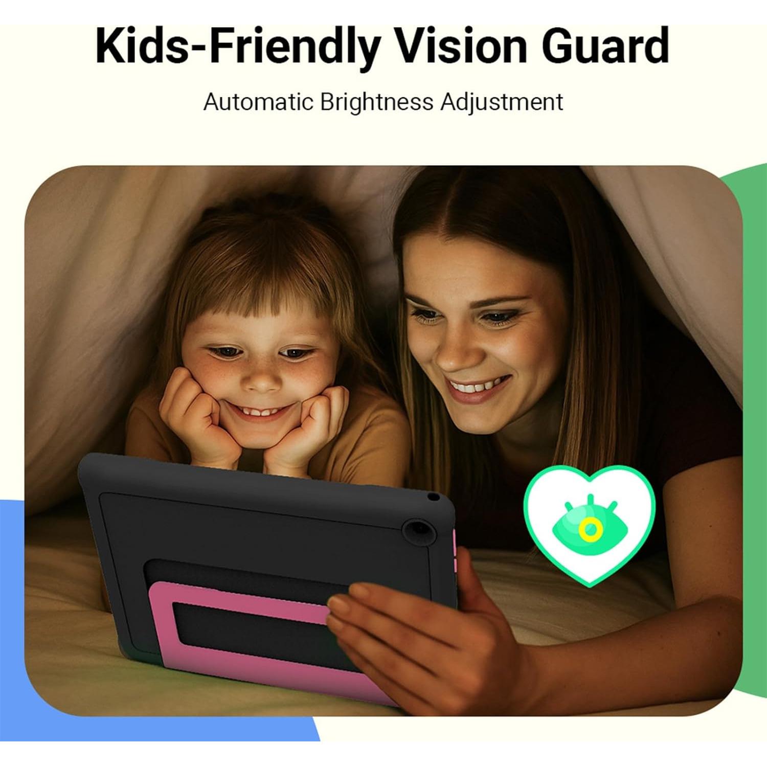 Tableta UEMXDOX 10.1" Android 15 para Niños 8GB+64GB Negro