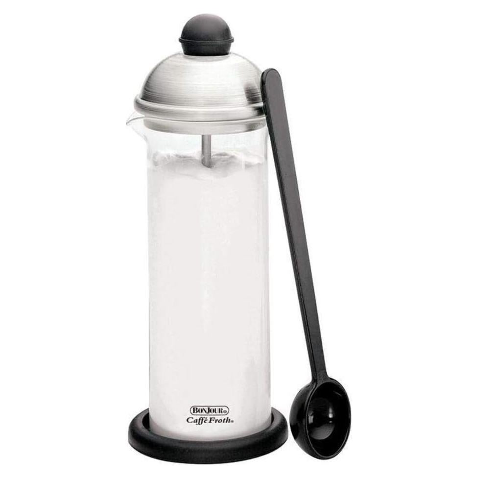 Espumador de Leche Manual BonJour 450ml Acero Inoxidable