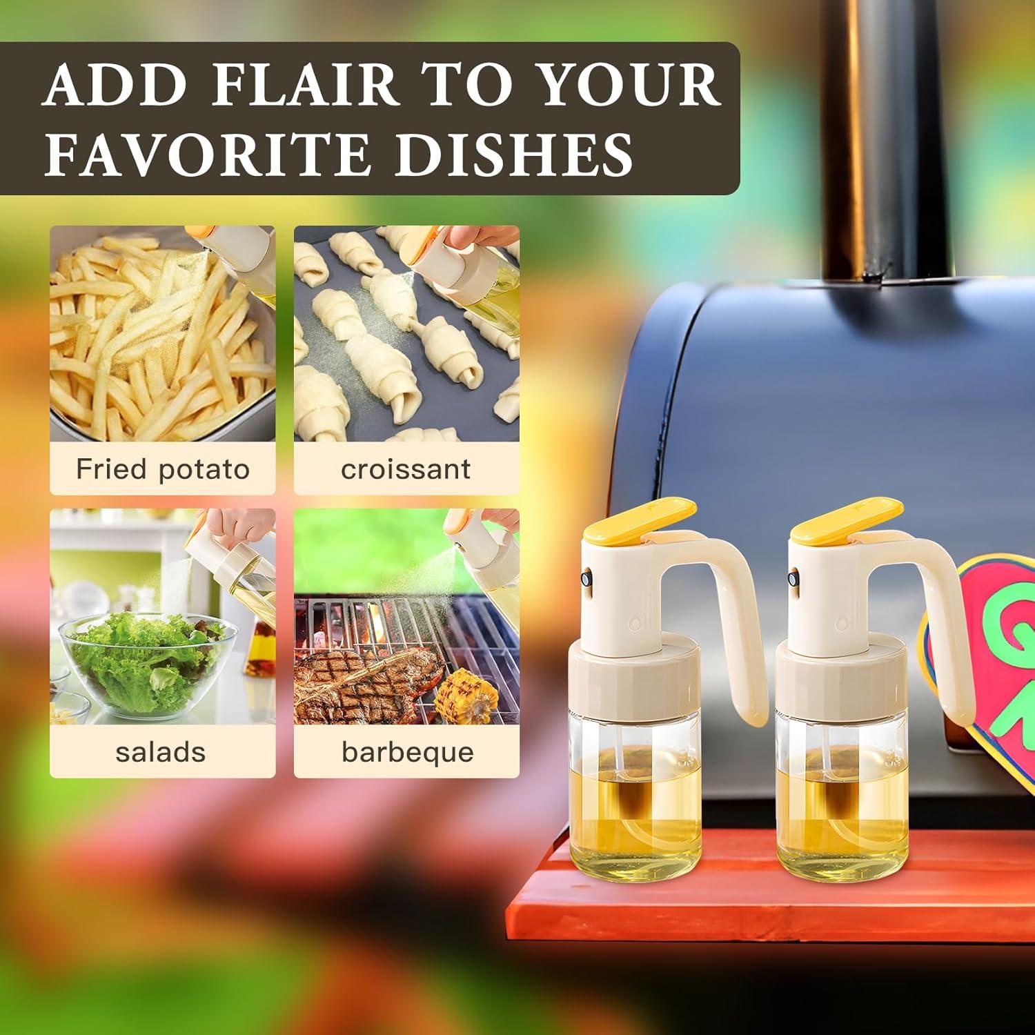 Botella de Spray de Aceite de Oliva Setron 250ml Vidrio