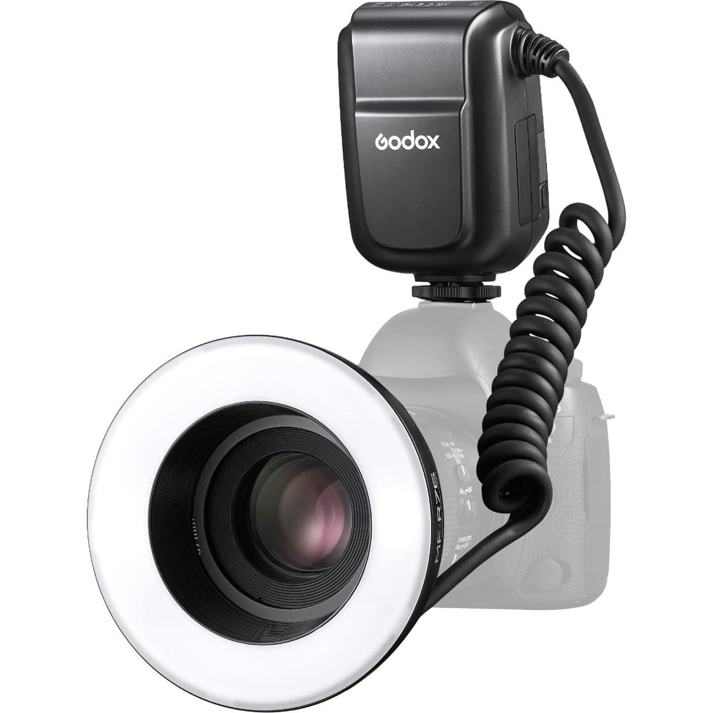 Flash Anular LED Macro Godox MF-R76 76Ws 660 Flashes