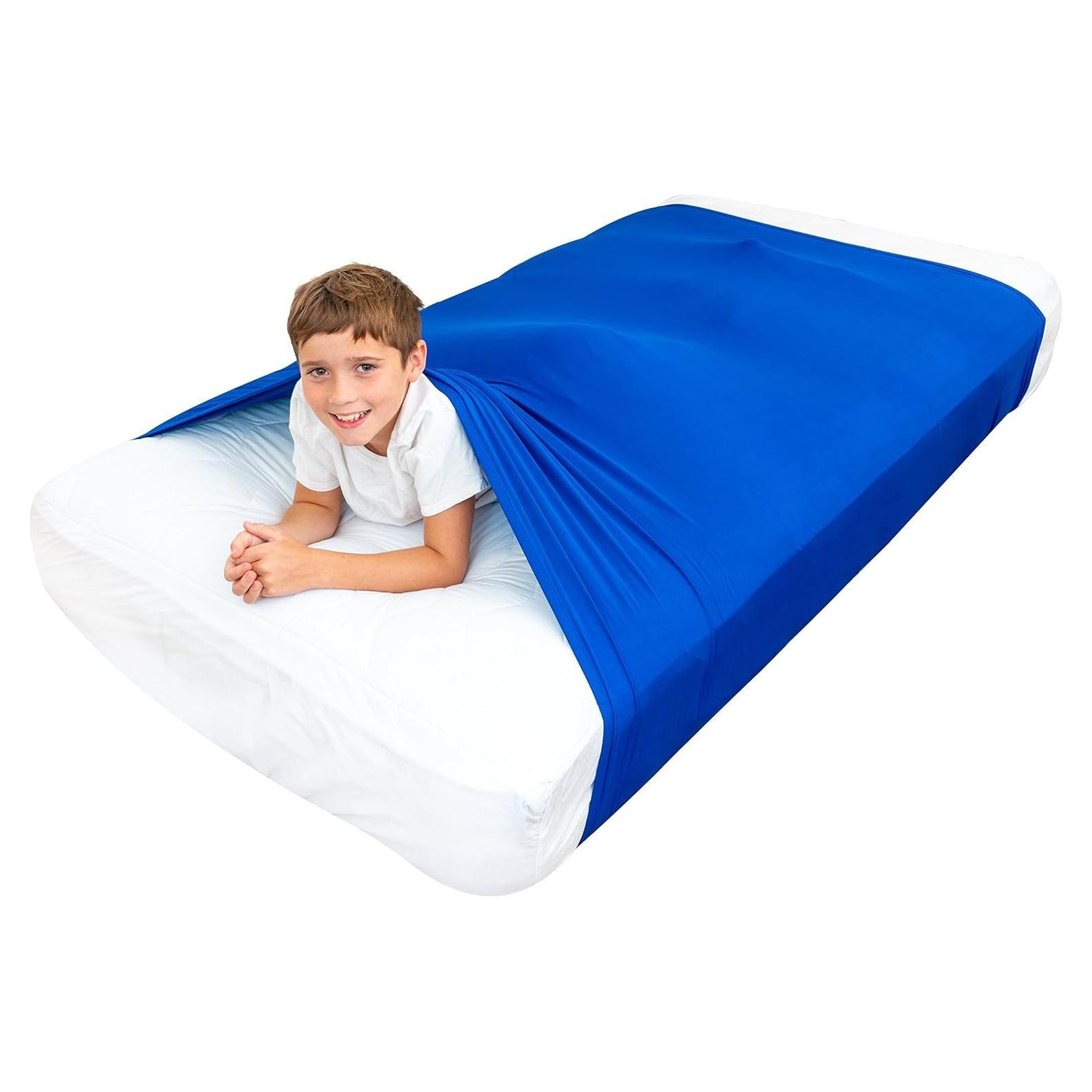 Sábana Sensorial Individual Special Supplies - Azul Transpirable