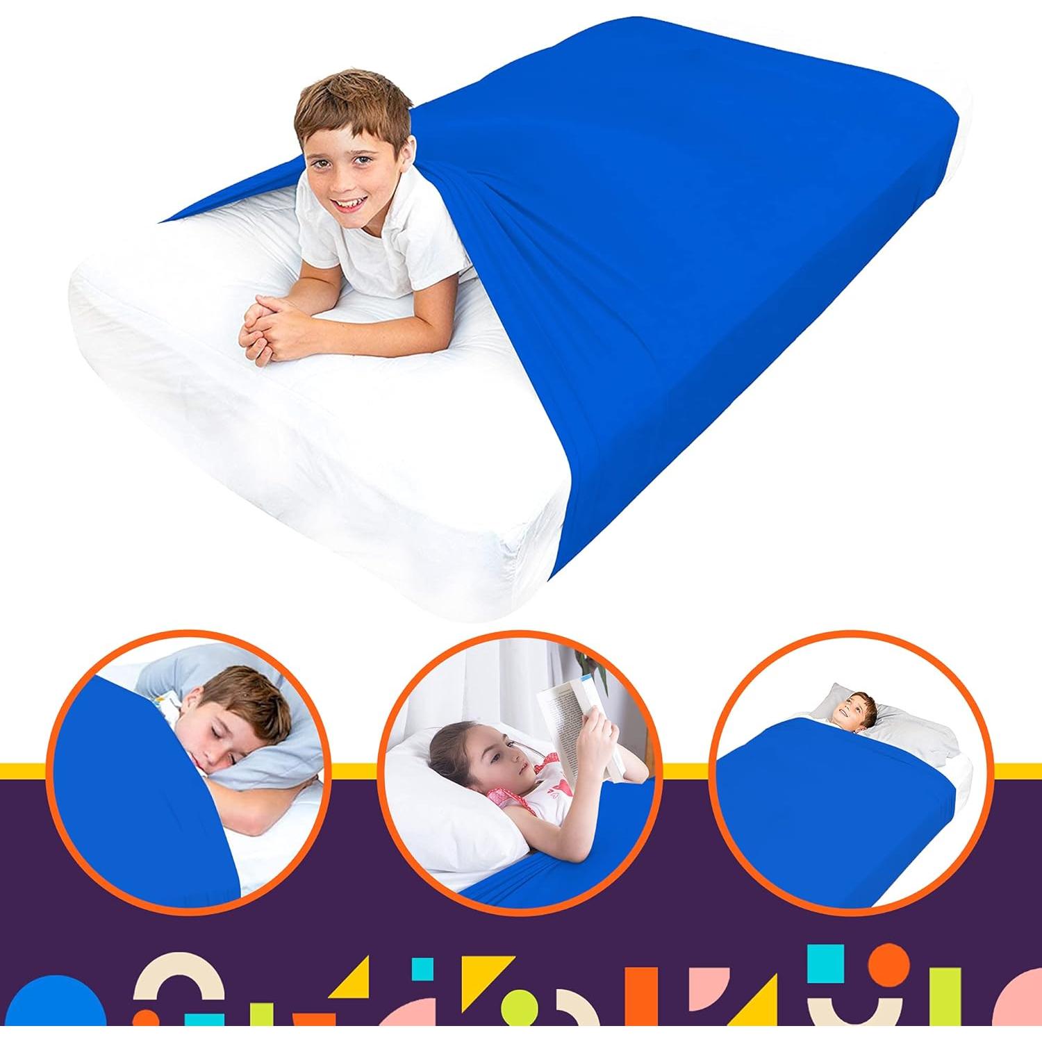 Sábana Sensorial Individual Special Supplies - Azul Transpirable