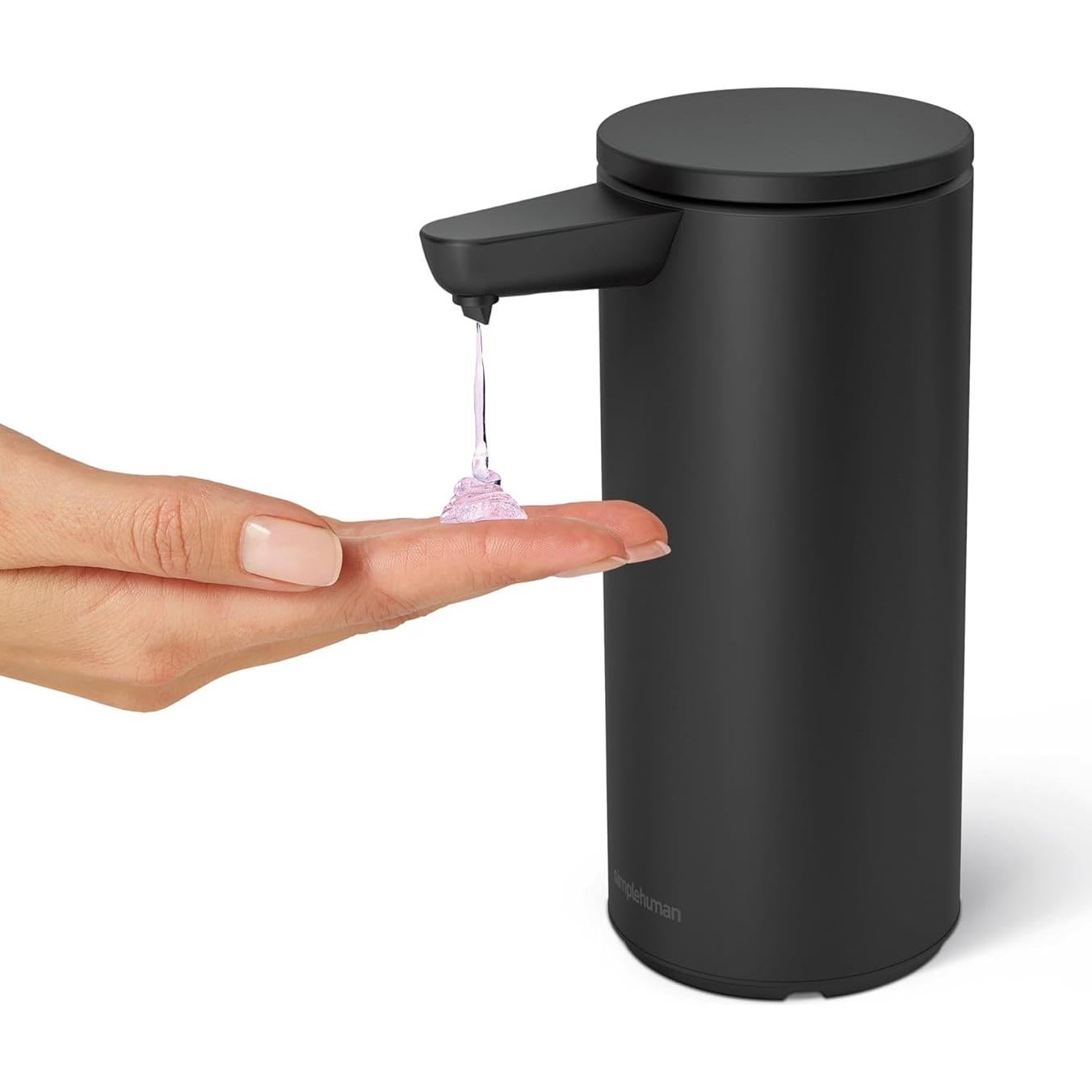 Dispensador Automático de Jabón simplehuman 266 ml Negro Mate