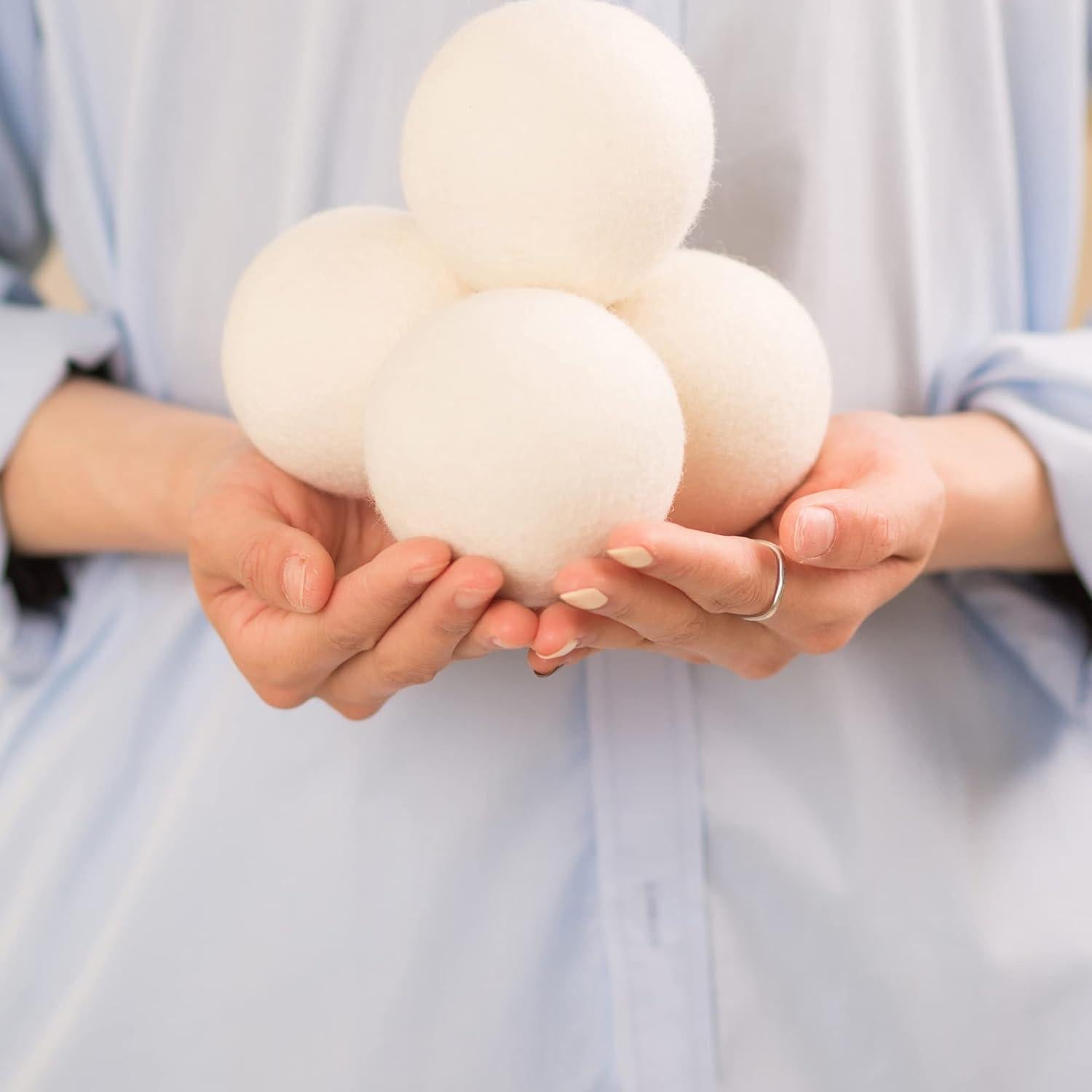 Bolas de Secado de Lana BABL LIFE - Pack de 6, 6.6 cm