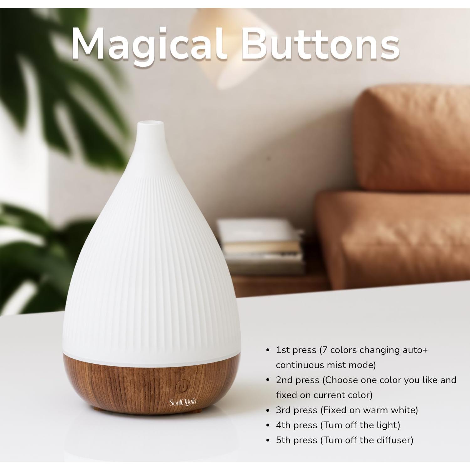 Difusor de Aceite Esencial SoulOrigin RF200302WDUS 258g